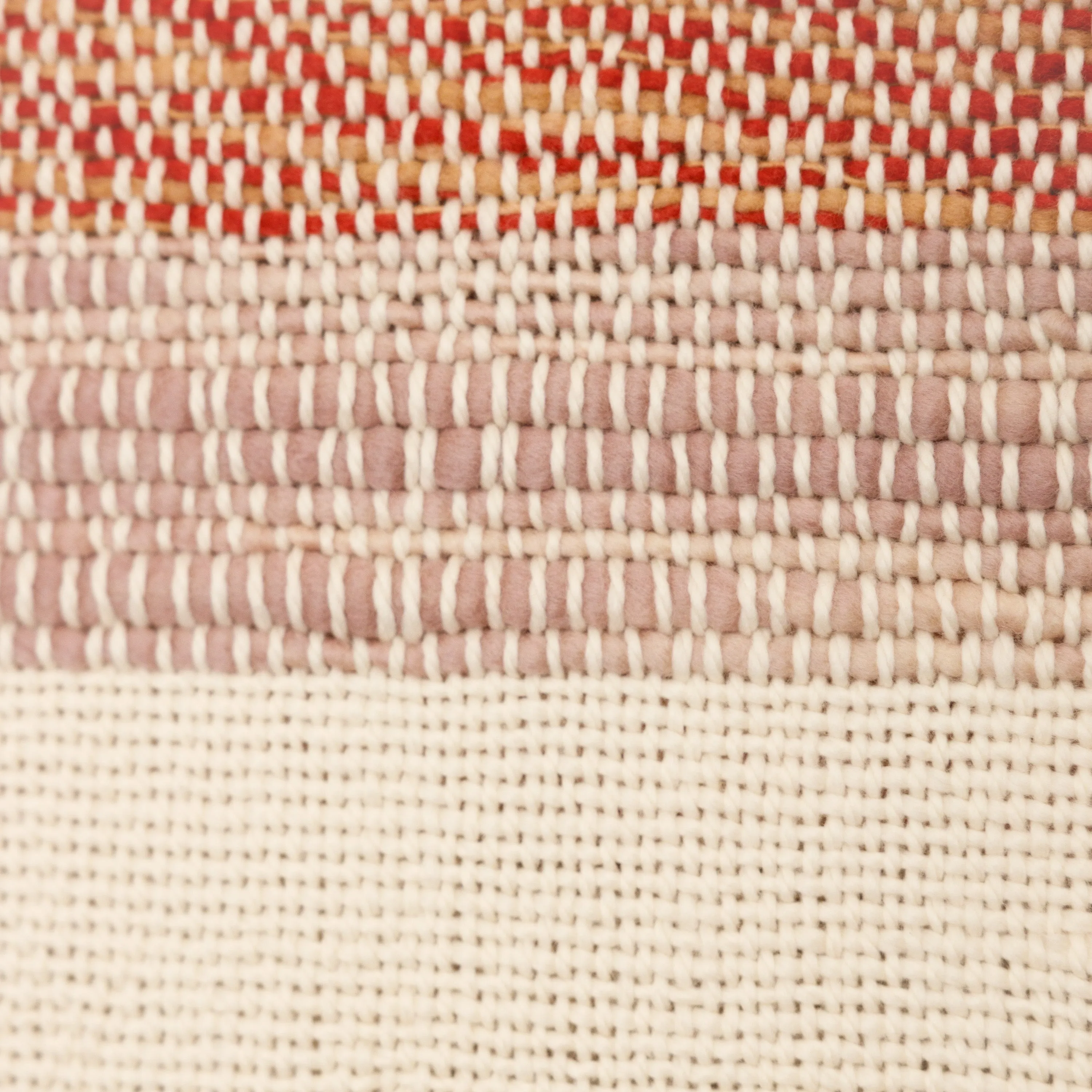 Colorful Striped Merino Wool Throw – Handwoven Limited Edition