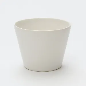 Cone Yunomi/Tea Cup (Matte White)