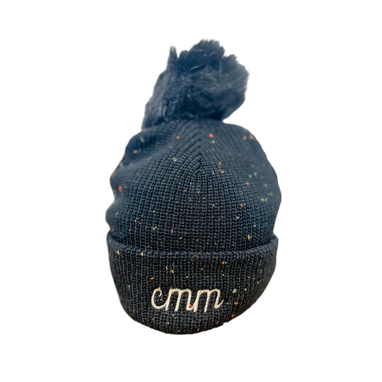 Confetti Pom Pom Beanie - Straight Across