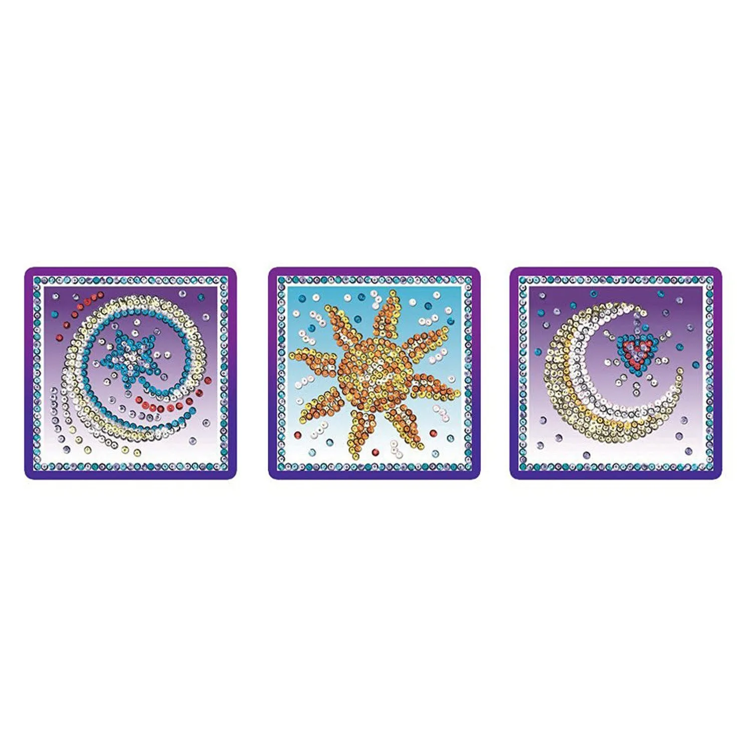 COSMIC Sequin Art® Seasons, Sparkling Arts and Crafts Picture Kit