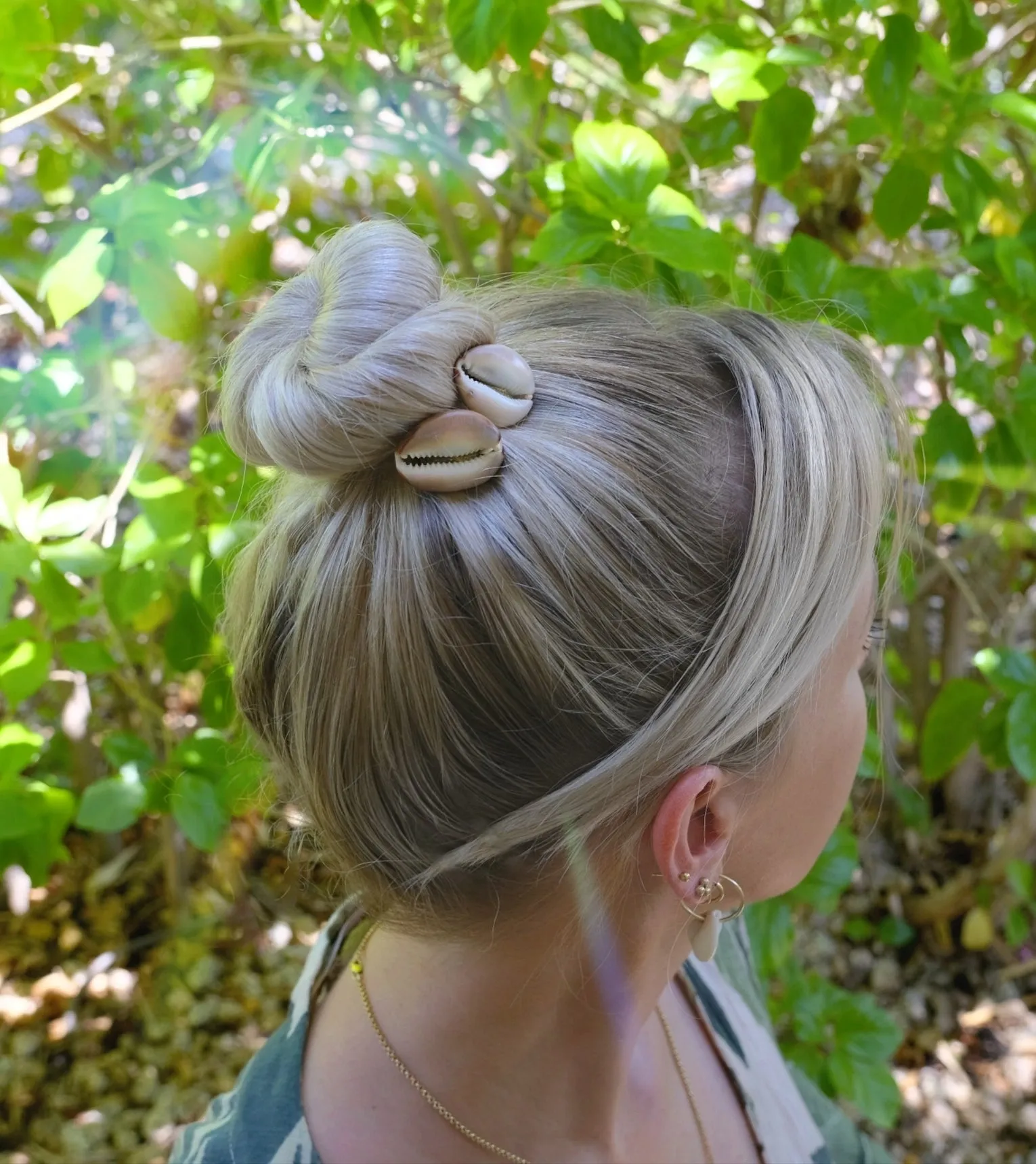 Cowrie Hair Pins