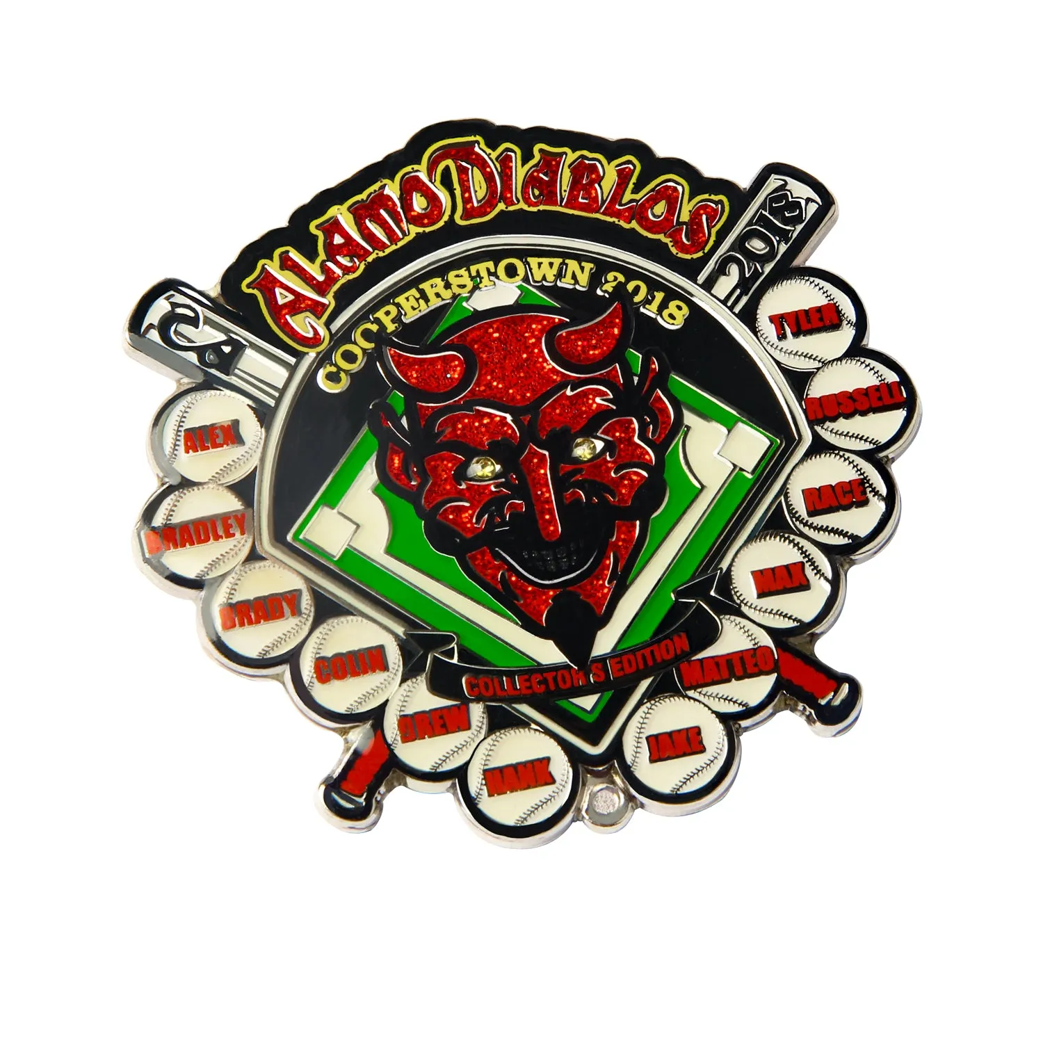Custom Baseball Trading Pins