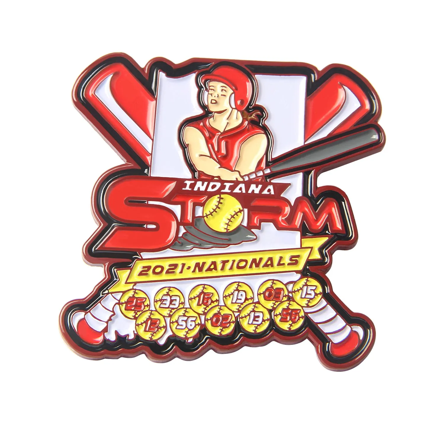 Custom Baseball Trading Pins