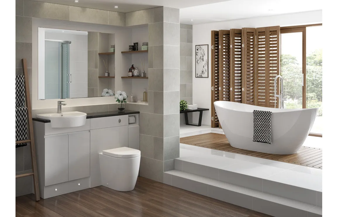 Dania Rimless Back To Wall Comfort Height WC & Soft Close Seat