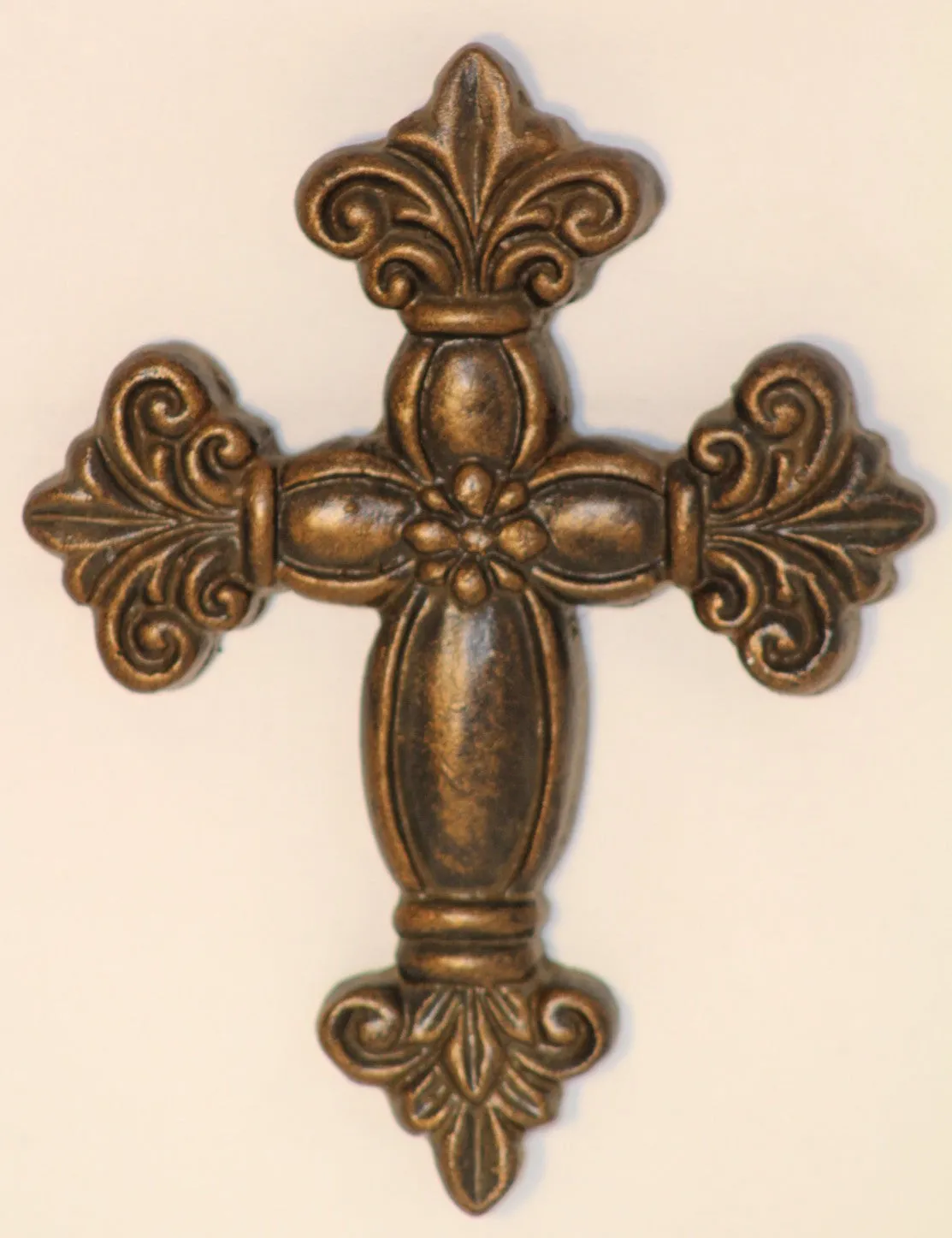 Decorative Candle Pin | "Blank" Large Cross