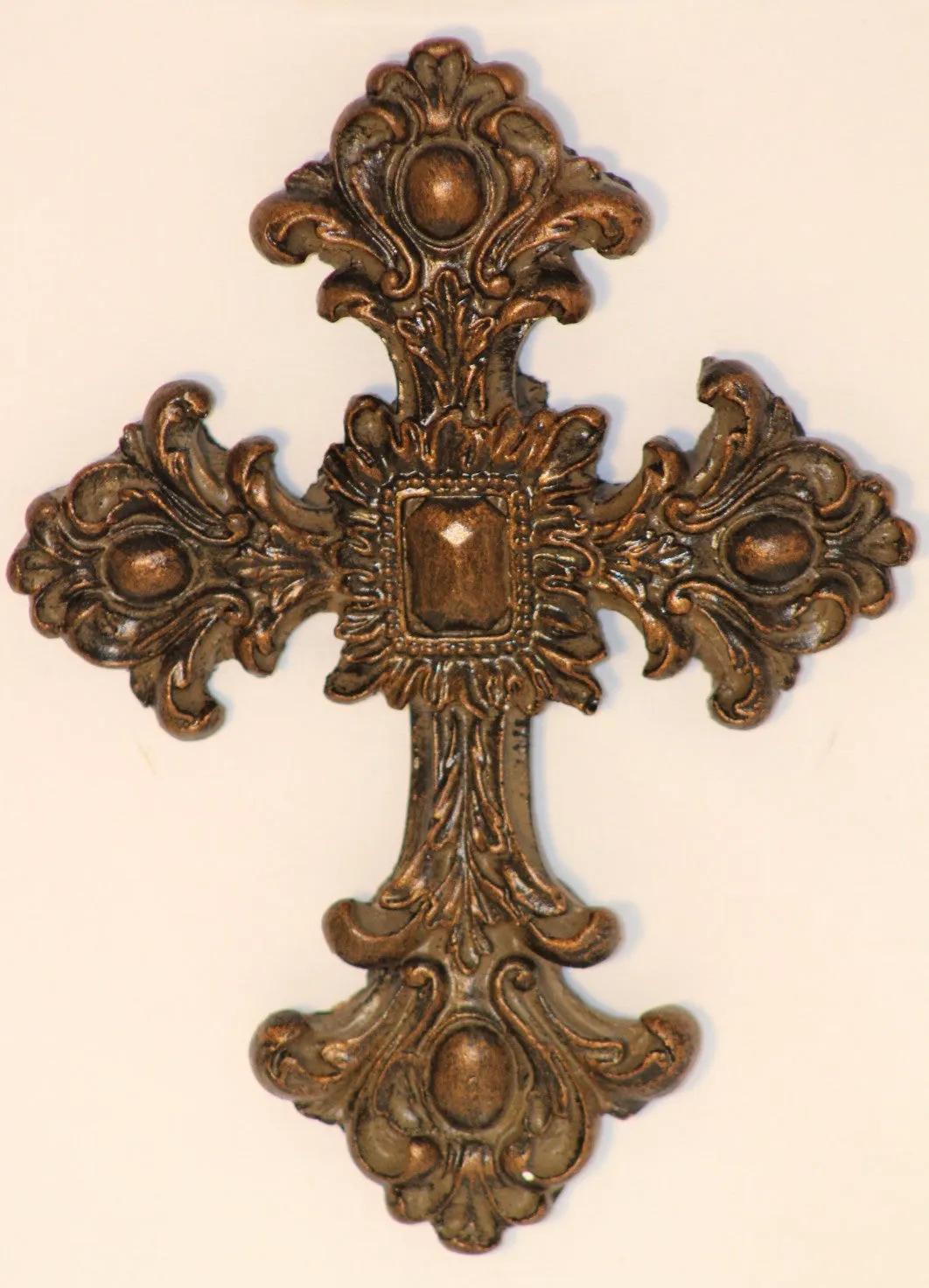 Decorative Candle Pin | "Blank" Large Cross