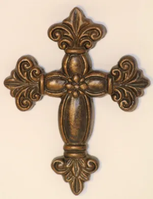 Decorative Candle Pin | "Blank" Large Cross