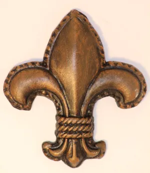 Decorative Candle Pin | "Blank" Large Fleur De Lis