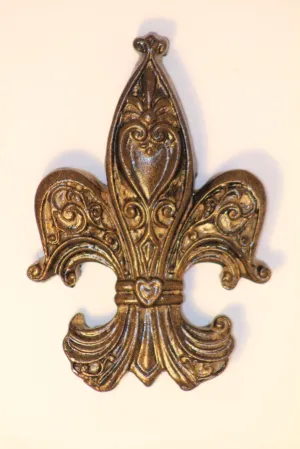 Decorative Candle Pin | "Blank" Large Fleur De Lis