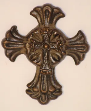 Decorative Candle Pin | "Blank" Medium Cross