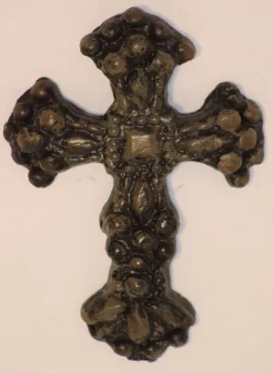 Decorative Candle Pin | "Blank" Medium Cross