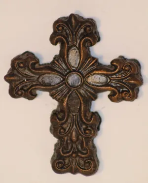 Decorative Candle Pin | "Blank" Small Cross