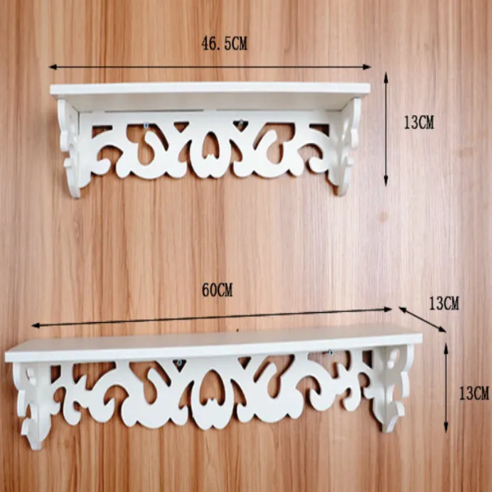 Decorative Wall-Mounted Wooden Shelf