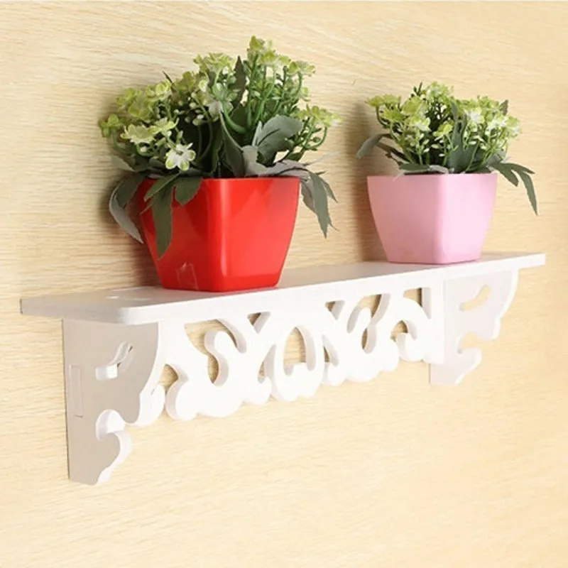 Decorative Wall-Mounted Wooden Shelf