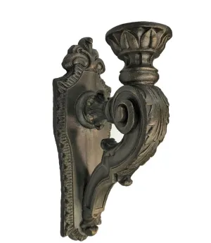 Decorative Wall Sconce Candle Holder with back plate