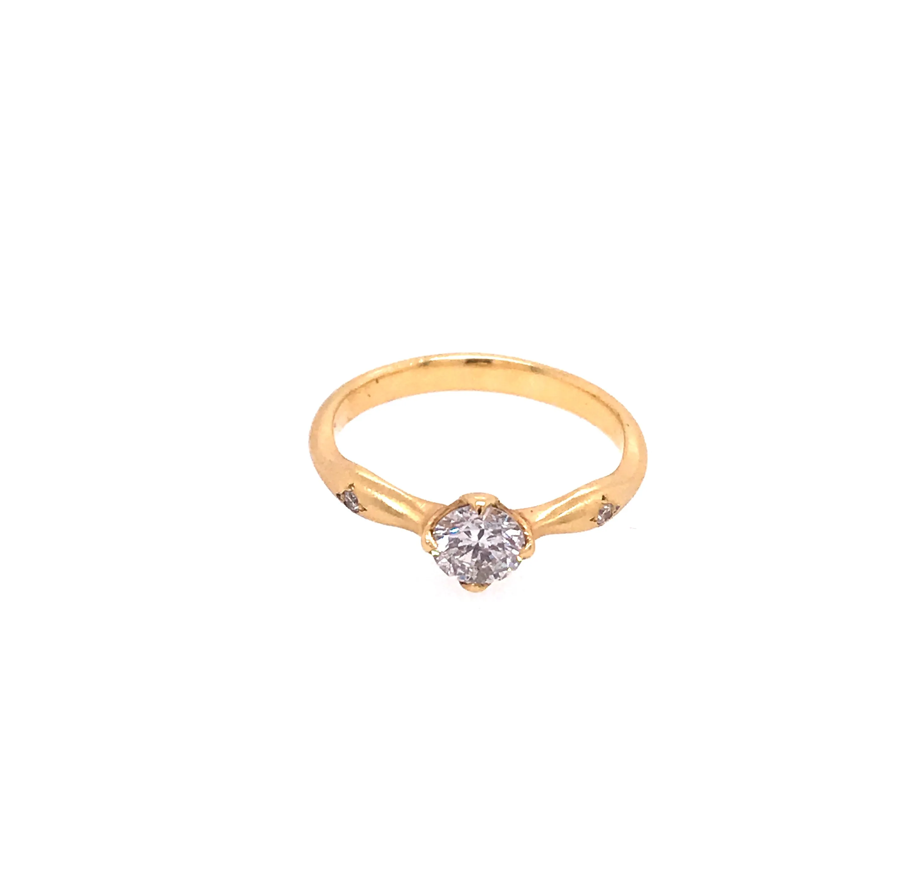 Diamond Rosebud Ring