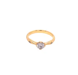 Diamond Rosebud Ring