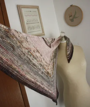 Diana Shawl Knitting Pattern for Mini Skeins