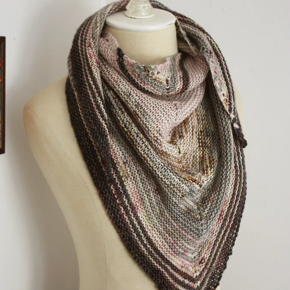 Diana Shawl Knitting Pattern for Mini Skeins