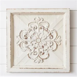 Distressed Floral Medallion