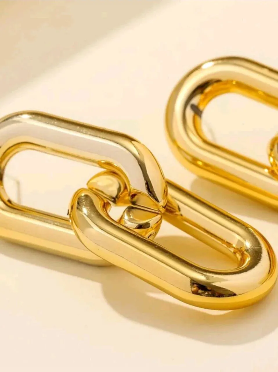DROP THAT GLAM Chain Link Earrings  - FD ⚡
