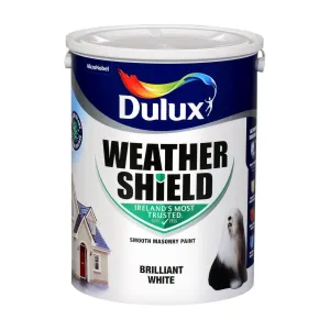 Dulux Brilliant White 5L Weathershield