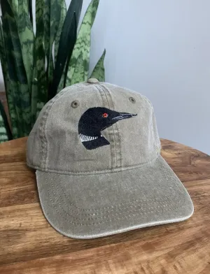 Embroidered Loon Hat