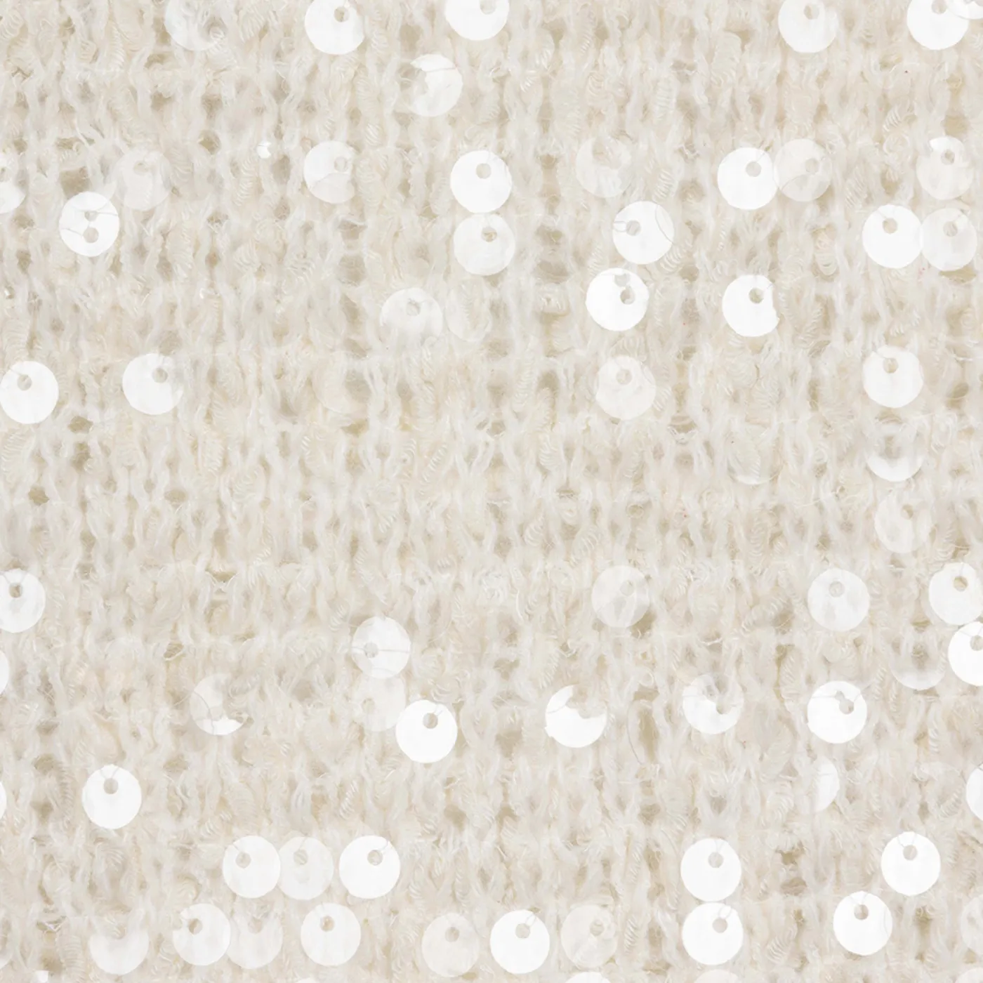 Esqualo Short Sleeve Sequin Sweater | Champagne / Sky Blue
