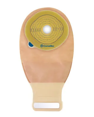 Esteem®  One-Piece Durahesive® Plus® Skin Barrier, Cut-to-Fit Stoma Opening 3/4" - 2-1/2" (19mm - 64mm), Drainable Pouch, Transparent 12" (30.5cm), InvisiClose® - Box of 10