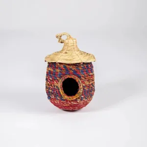Fair Trade Upcycled Saree Birdhouse