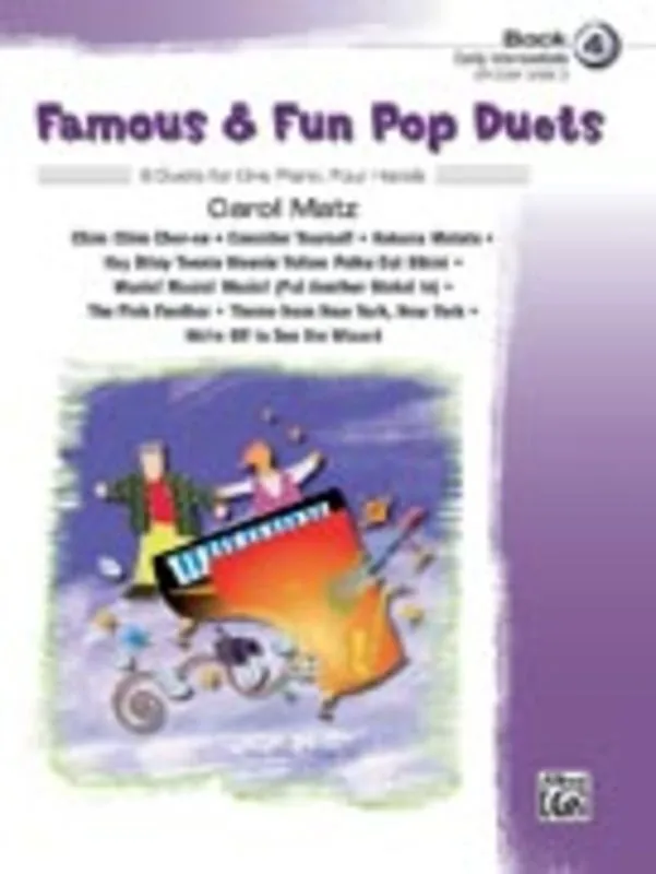 FAMOUS AND FUN POP DUETS BK 4 EARLY INTERMEDIATE