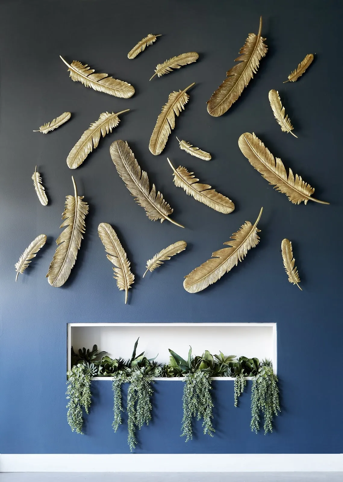 Feathers Wall Art Set