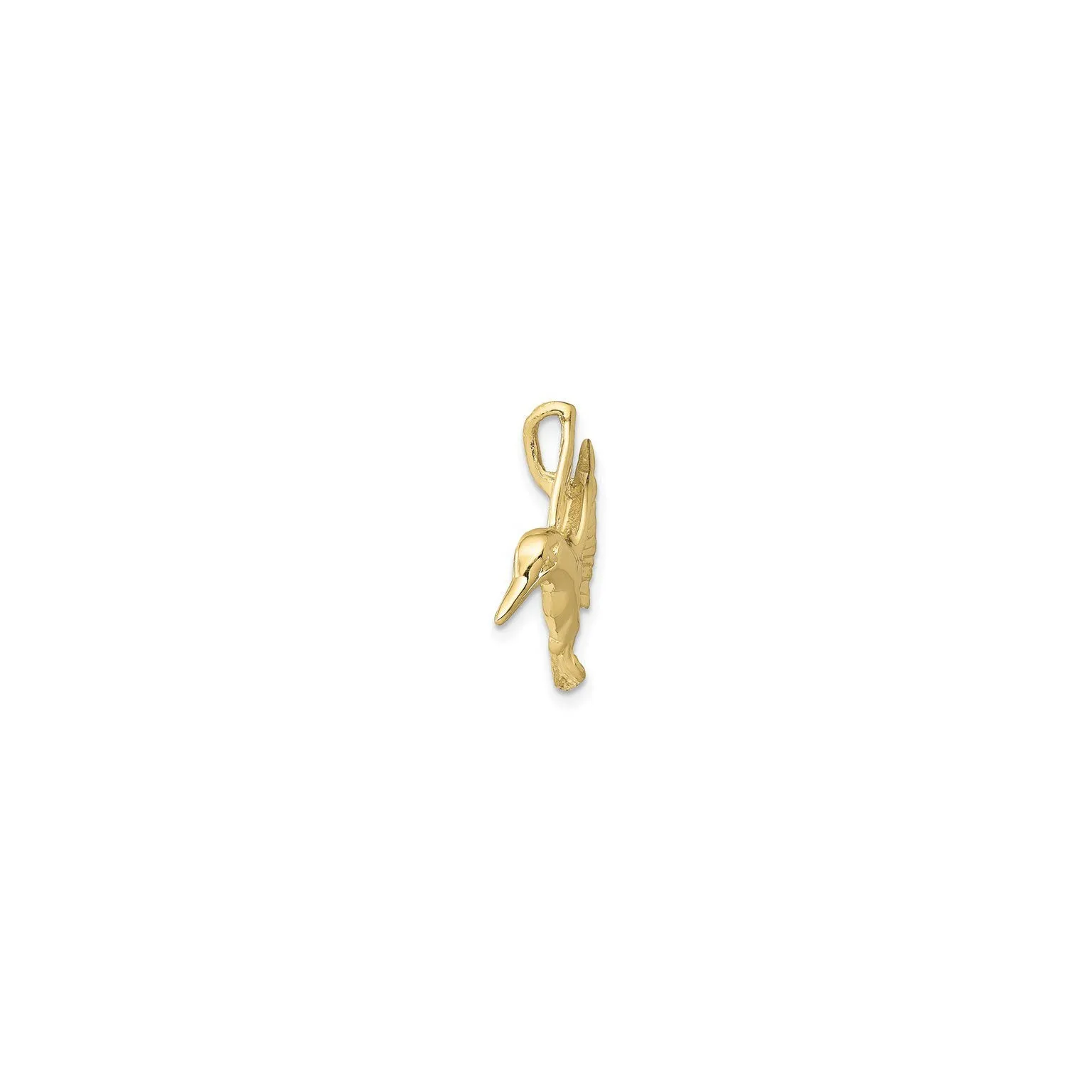 Flying Hummingbird Pendant (14K)