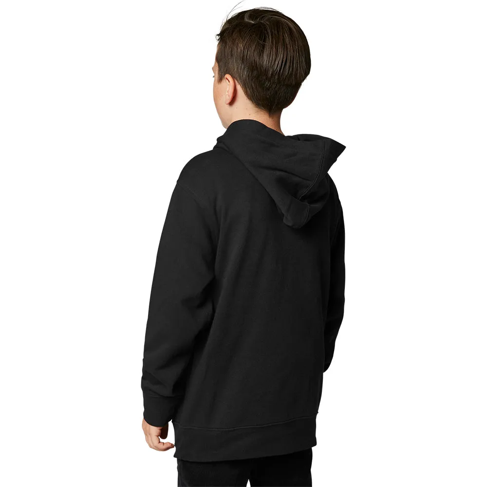 Fox Youth Pinnacle Pullover Fleece Hoody - Black