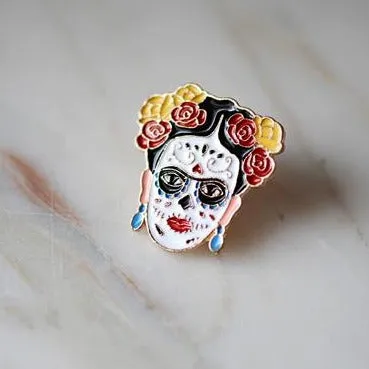 Frida Kahlo Enamel Pins