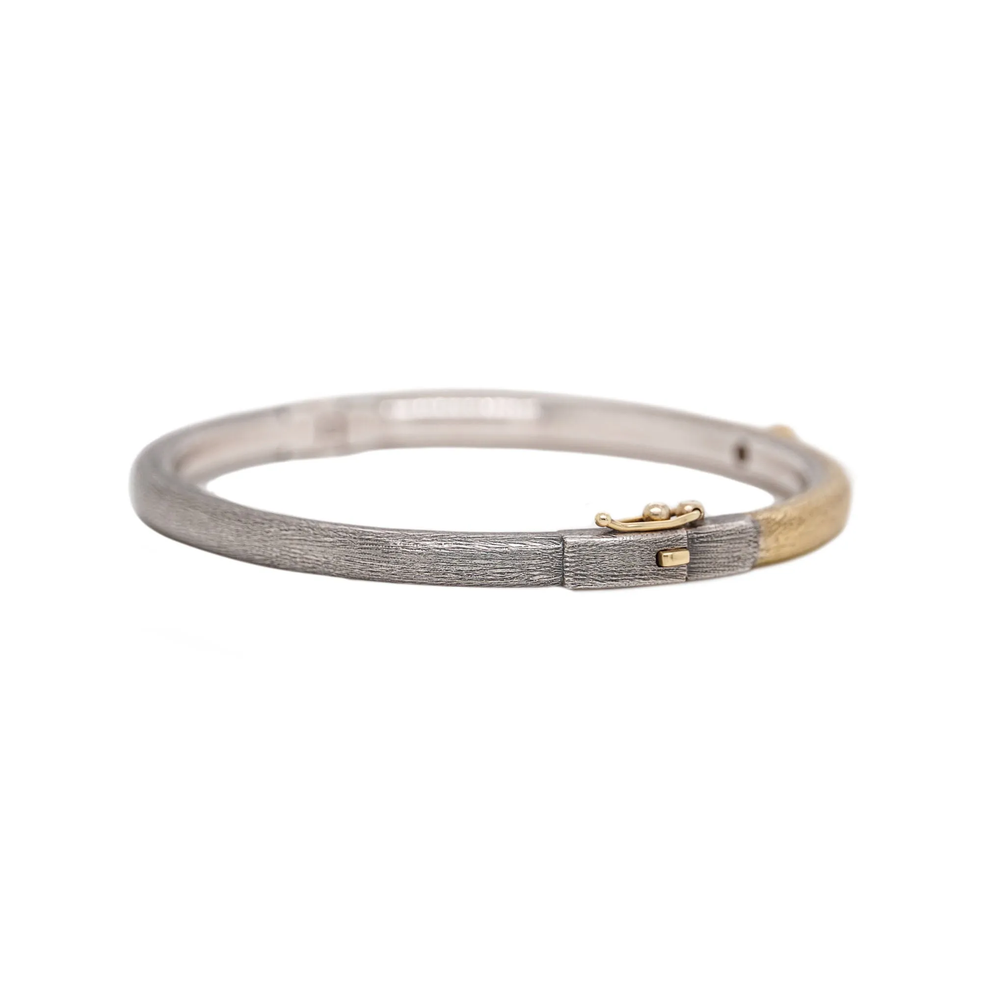 Gold and Silver Gypsy Bangle
