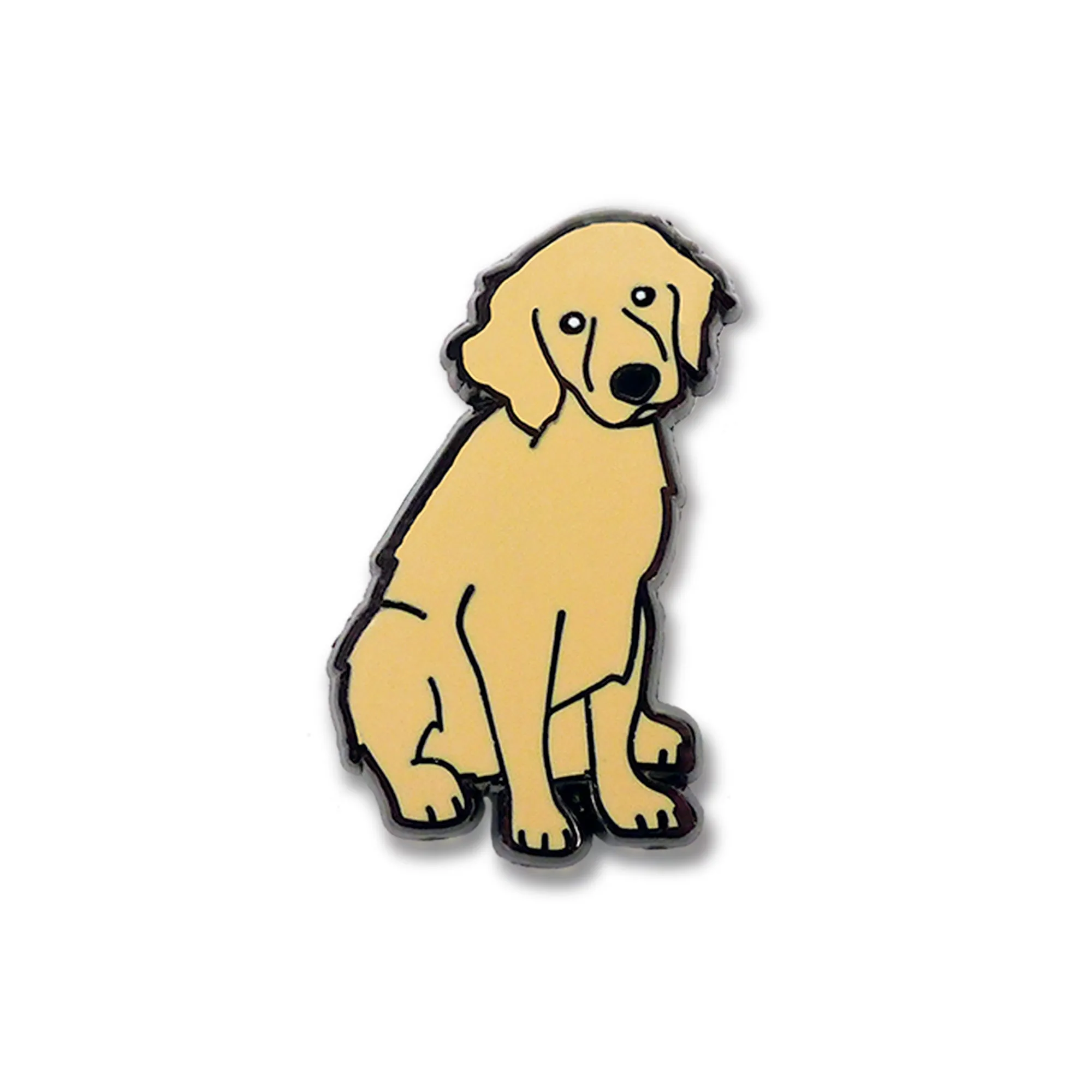 Golden Retriever Dog Puppy Lapel Enamel Pin