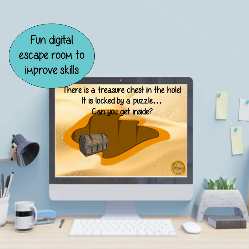 Grammar Practice Escape Room Boom Cards