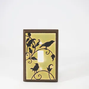 Green Songbirds Switchplate & Outlet Covers