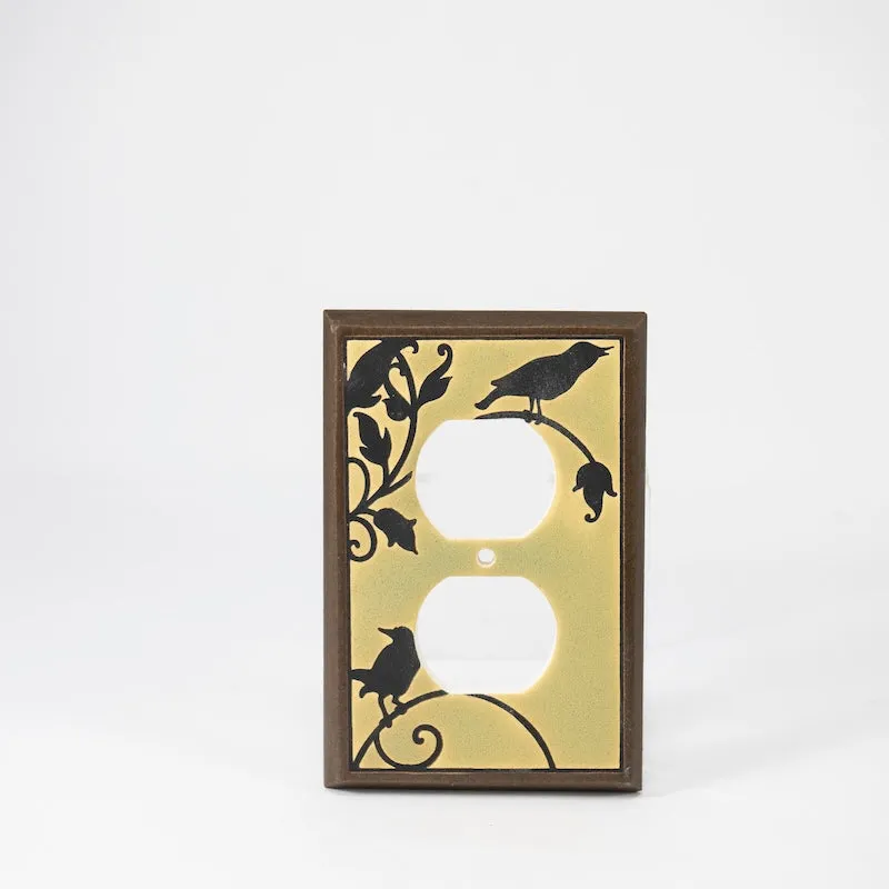 Green Songbirds Switchplate & Outlet Covers