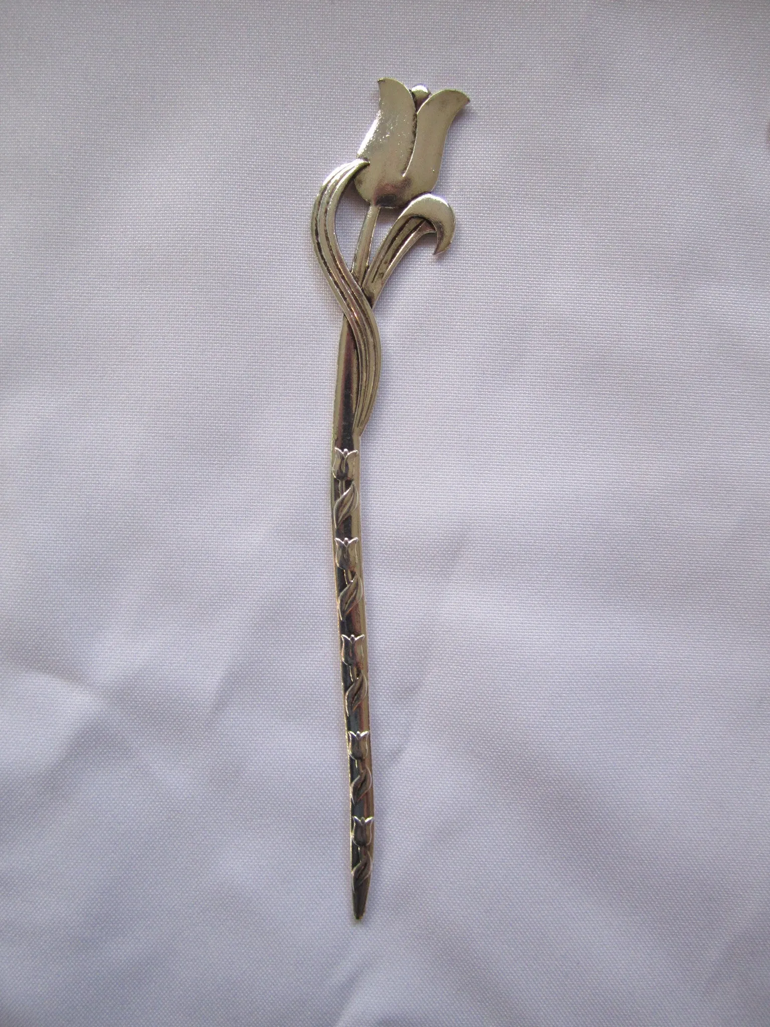 Hair Pins , bookmark, letter opener,Silver Tone Miao