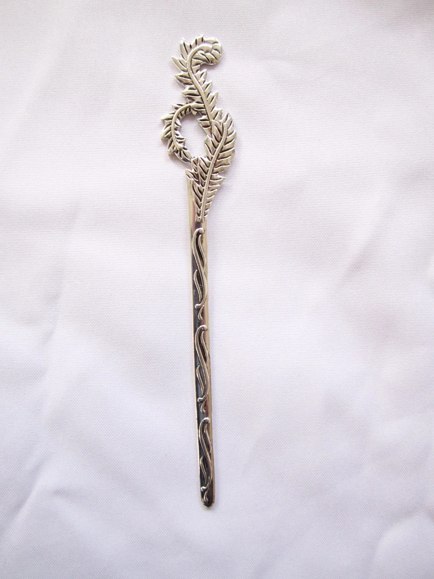 Hair Pins , bookmark, letter opener,Silver Tone Miao