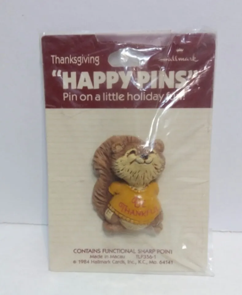 Hallmark Thanksgiving Happy Pins