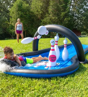 Hearthsong Strike Zone 18-Foot Bowling Water Slide