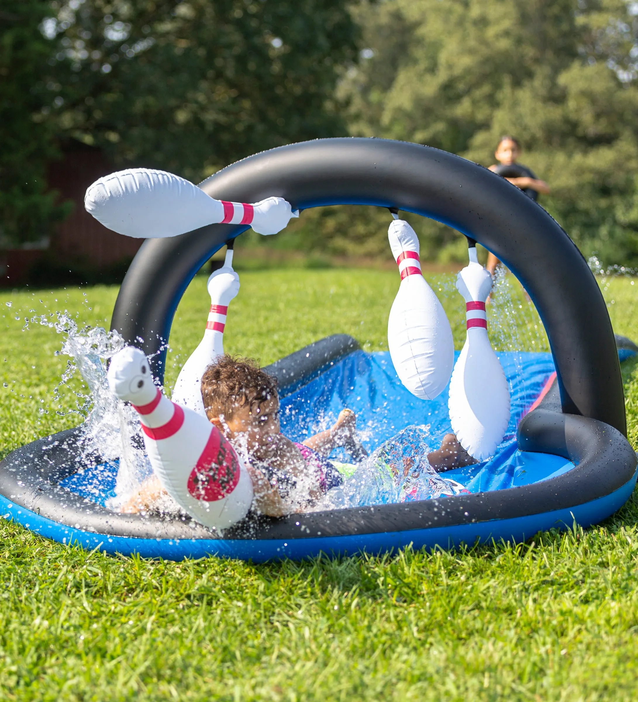 Hearthsong Strike Zone 18-Foot Bowling Water Slide