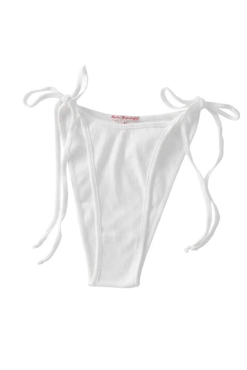 Hello Beautiful: Signature Tie Side Panty - M, Last One!