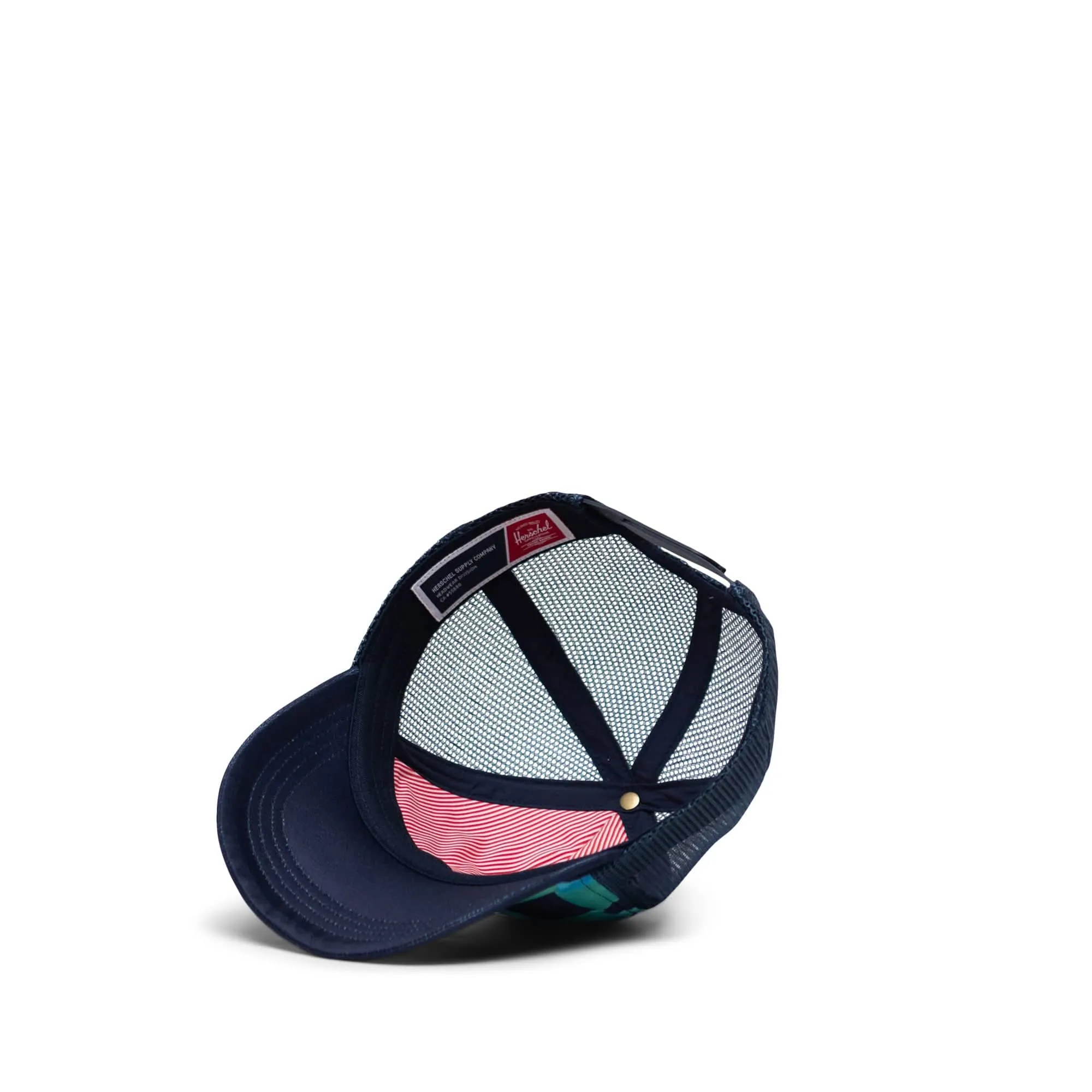 Herschel Mesh Whaler Cap - Blue Check