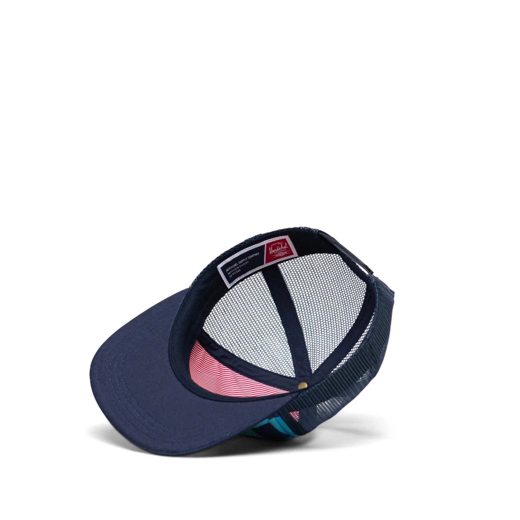 Herschel Mesh Whaler Cap - Blue Check