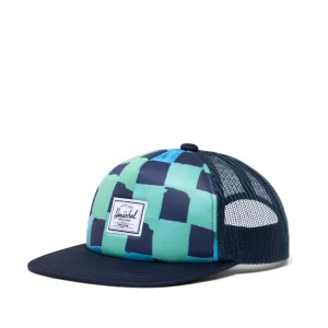Herschel Mesh Whaler Cap - Blue Check