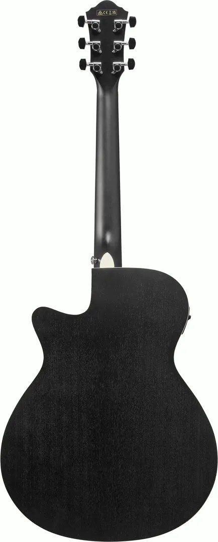 Ibanez AEG7MH Weathered Black Open Pore Acoustic Guitar